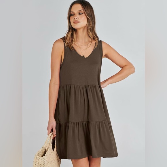 ANRABESS Casual Sleeveless Tank Dress - Picture 2 of 5